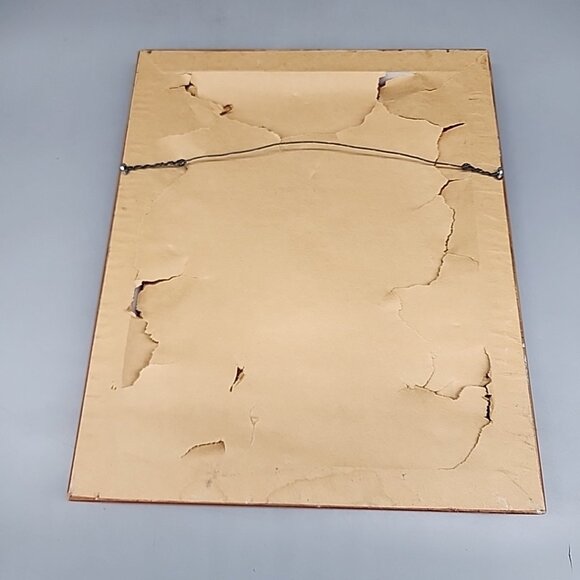 Vintage Framed Cross Stitch   "There Is No Place Like Home" 12x9.5" - Picture 5 of 5